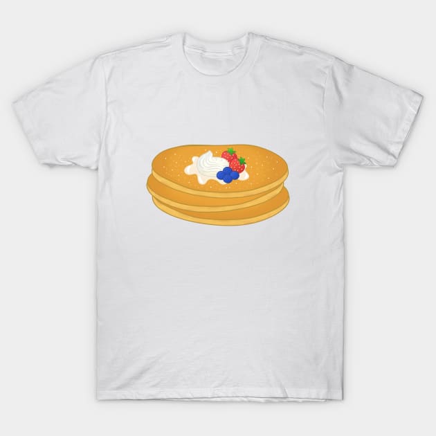 Breakfast Pancakes T-Shirt by Purrfect